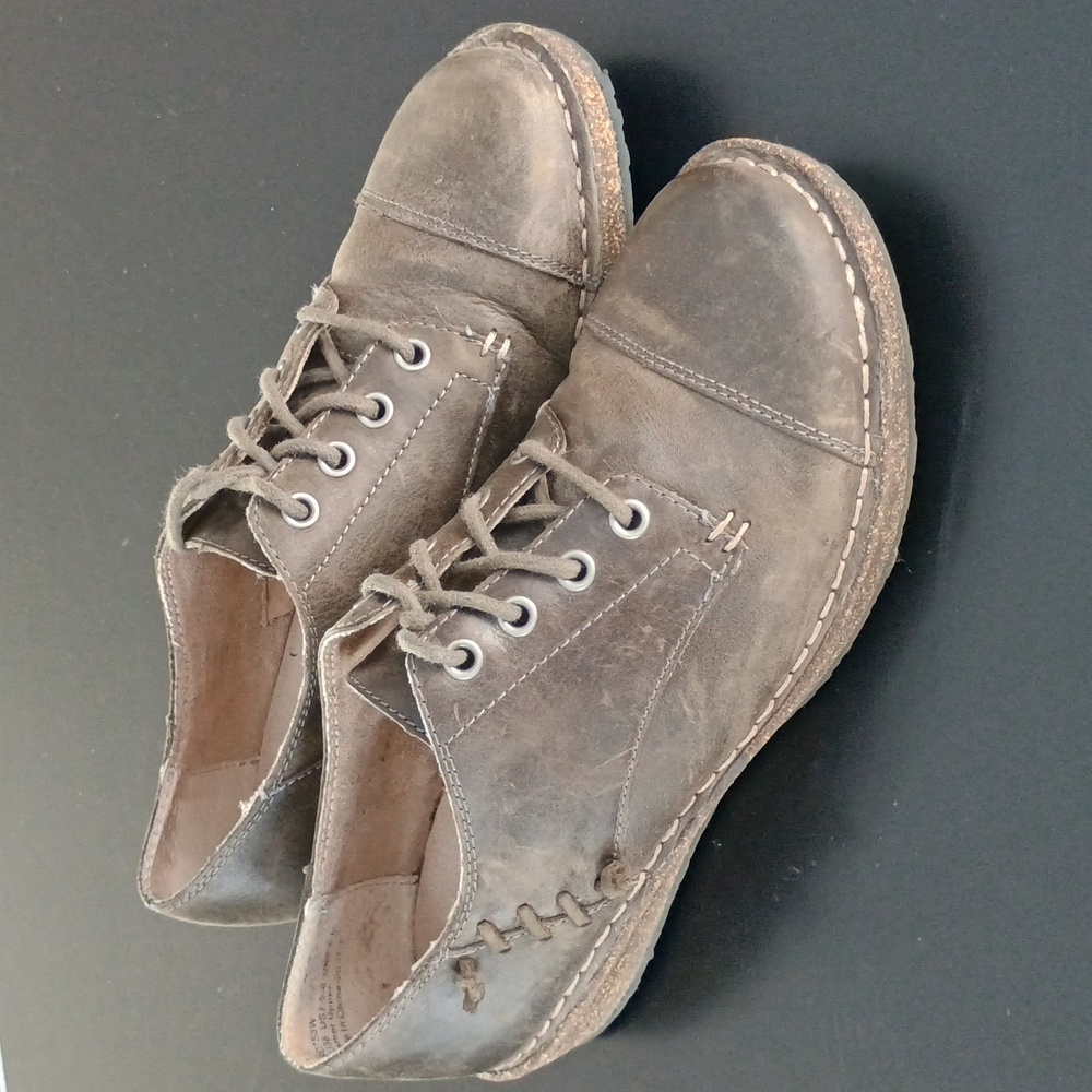 Artrex lace up cork sole leather shoes size 38